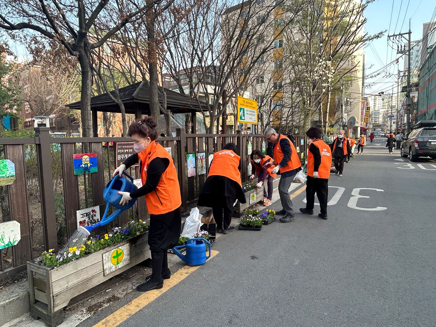 _함께 그린(green) 신월2동_ 골목길 화분 정비